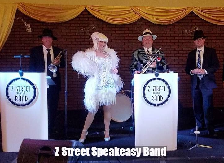 Gatsby Band Amelia Island Gatsby Bands, 20s Band, Jazz Band, Z Street Speakeasy Band, Swing Band, Amelia Island, Florida