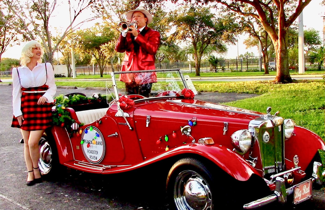 Jazz Band, Swing Band, Gatsby Band, Classic Antique Roadster, Ocala, Florida.