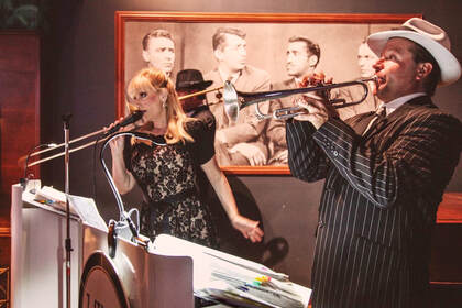 Z Street Speakeasy Band Ft. Lauderdale, Florida. The premier Gatsby Band, 20s Band, Jazz Band, and Swing Band.